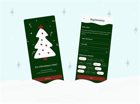 Secret Santa App Design by Mako Metivishvili on Dribbble