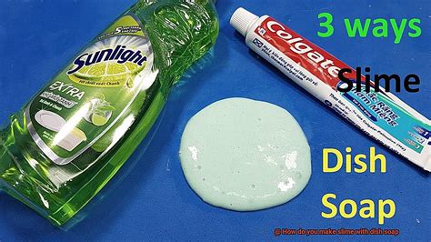 How do you make slime with dish soap? - Glue Things