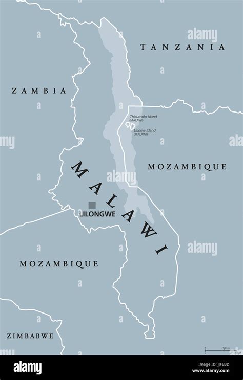 Lake Malawi National Park Map