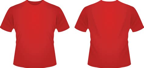 Gambar Kaos Polos Depan Belakang Warna Merah – serat