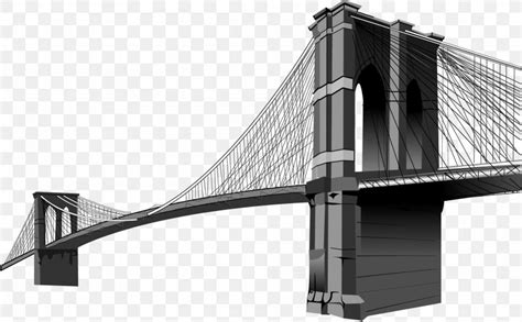 Brooklyn Bridge Clip Art, PNG, 1841x1141px, Brooklyn Bridge ...