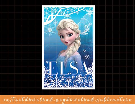 Disney Frozen Elsa Snowflakes png, sublimate, digital downlo - Inspire ...