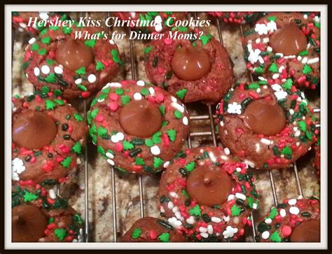 Hershey Kiss Christmas Cookies – What's for Dinner Moms?