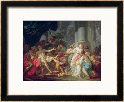 The Death Of Seneca, 1773 Limited Edition Print by Jacques-Louis David ...