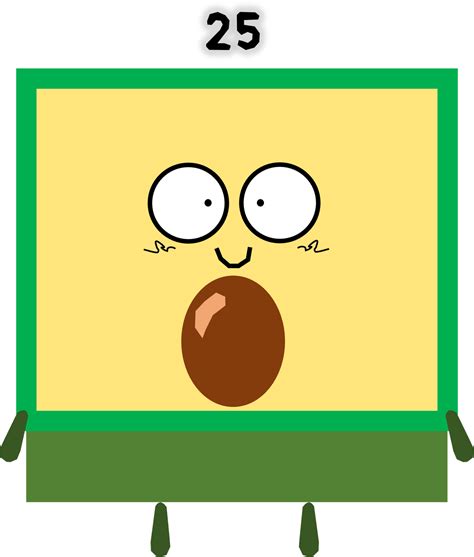 Numberblocks 25 - Cartoonblocks Avocado Couple by Silviacat3 on DeviantArt