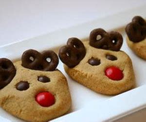 Peanut Butter Reindeer Cookies