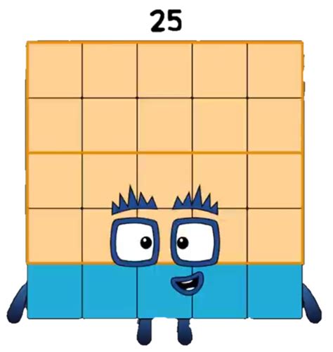 Numberblocks 25 2D by Daorqueba on DeviantArt