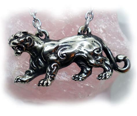 Female Lion Sterling Silver Necklace