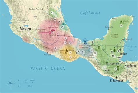 Mesoamerica World Map