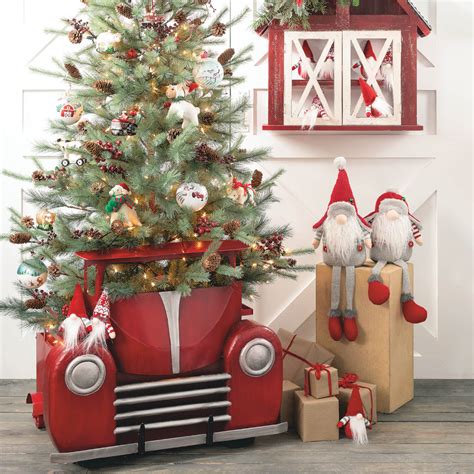 Red Truck Christmas Tree Stand - Mundomomentaneo