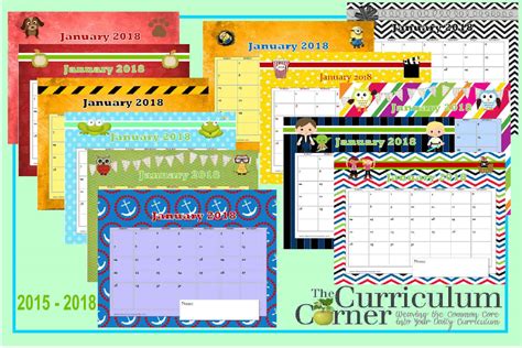 Teacher Calendar Printable - Calendar Templates