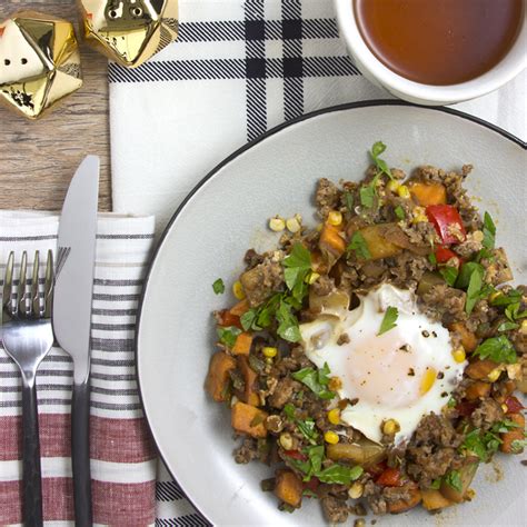 Sweet Potato and Turkey Sausage Hash | Salt and Serenity