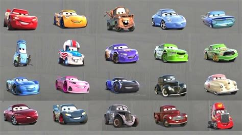 Cars 3 Driven to Win All Characters