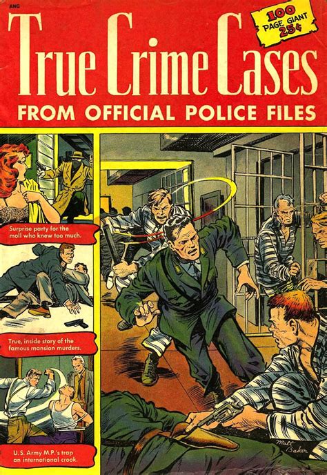 True Crime Cases #NN - Matt Baker cover - Pencil Ink