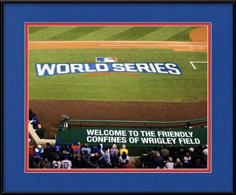 2016 World Series - Chicago Cubs | Chicago Cubs Framed Print