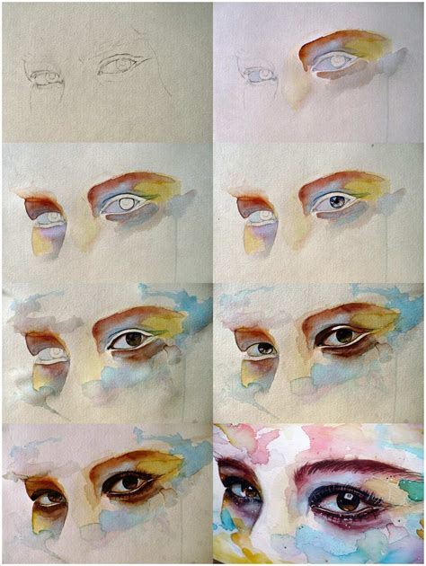 Watercolor Portrait Techniques at PaintingValley.com | Explore ...