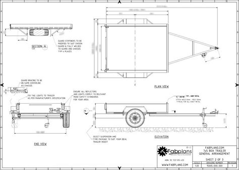 Box Trailer Plans - Fabplans