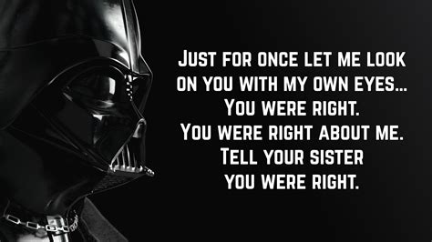 Darth Vader Quotes | Hand Picked Text & Image Quotes | QuoteReel