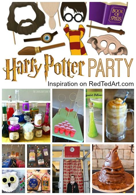 Harry Potter Party Ideas - Red Ted Art - Make crafting with kids easy & fun