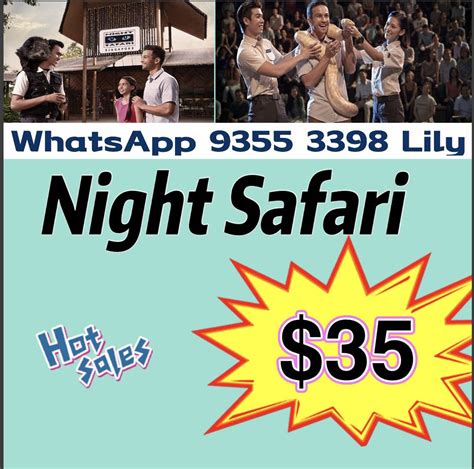 Night Safari e ticket night Safari with tram , Tickets & Vouchers ...