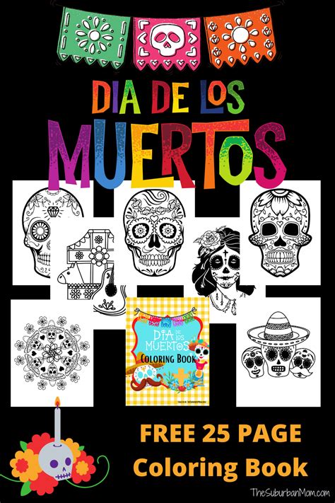 Dia Los Muertos Coloring Pages