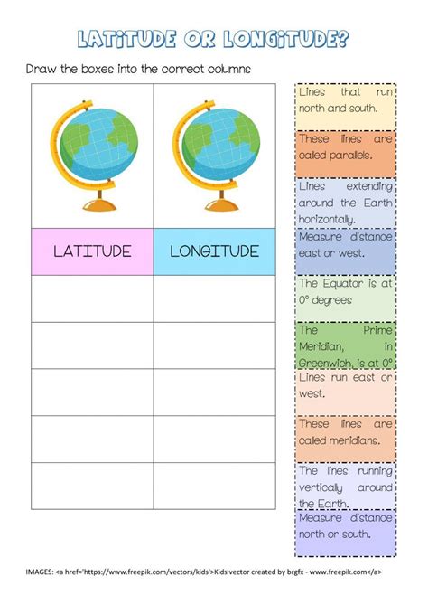 Latitude and Longitude: Part 1: The World | PDF | Longitude | Latitude ...