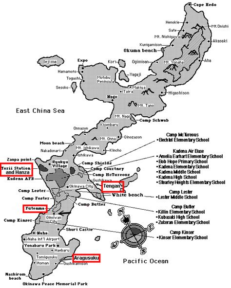 Okinawa Map Military Bases