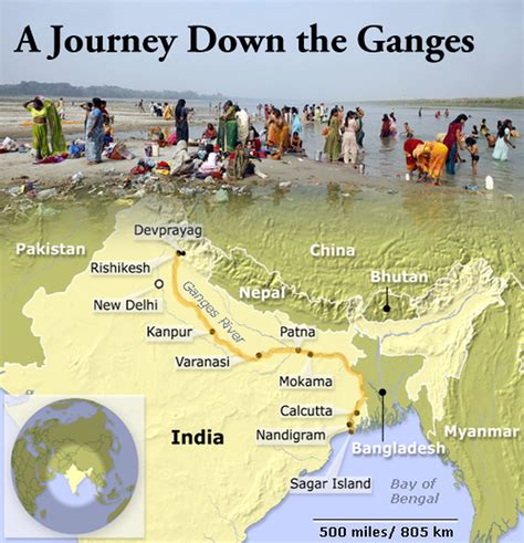 Ganges Map Ganga River Map Indian History Facts Indian River Map ...