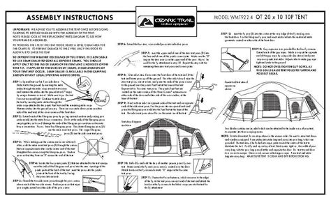 Ozark trail 3 dome connection tent instructions - bellpna