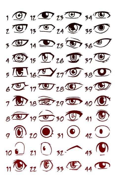 Manga Eyes Shonen by Godsartist on DeviantArt