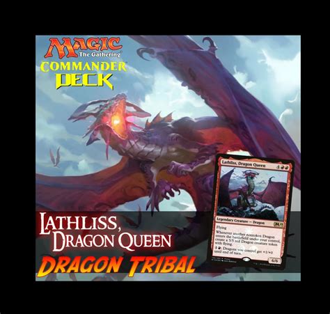 EDH Lathliss, Dragon Queen Custom Commander Deck, Fire Baller Dragons ...