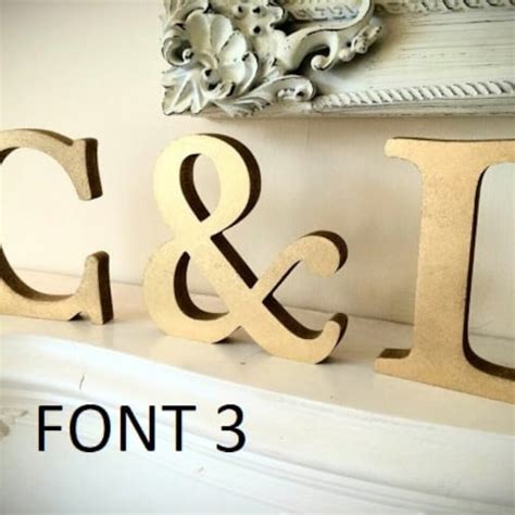 Wooden Letters Freestanding Wedding Sign Initial Signs - Etsy