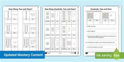 Tens and Ones Worksheet - Teaching Maths KS1 (teacher made)