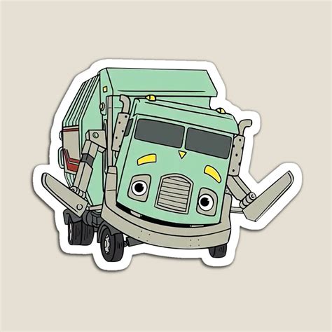 Trash Truck Coloring Sheets featuring Hank and Grandpa - Clip Art Library