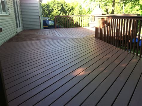 Stain your deck or siding with all new "Arborcoat" from Benjamin Moore