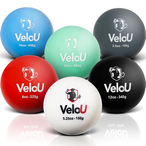 Snapklik.com : Weighted Balls For Baseball 6 Ball Set: Withstands ...