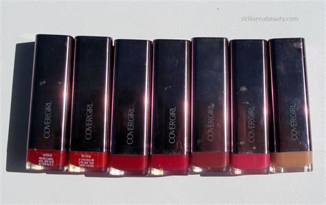 SWATCHES: Covergirl Lip Perfection Lipstick Collection - Lashes & Lipstick