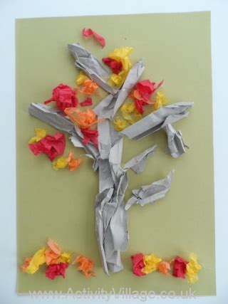 Autumn Tree Craft For Kids