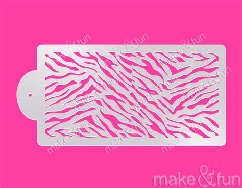 Animal Print Cake Stencil, Face Painting Stencil||Animal Print Schablo