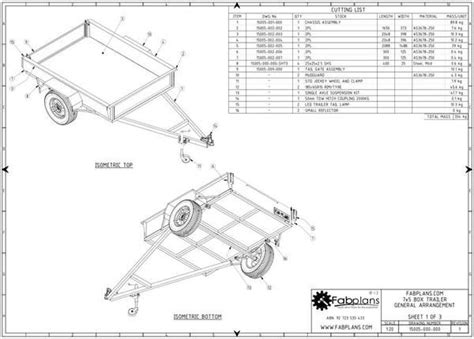 Box Trailer Plans | Trailer plans, Box trailer, Trailer