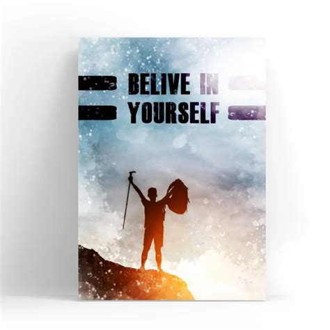 Believe in yourself poster | Posters, Prints, & Visual Artwork | Dudus ...