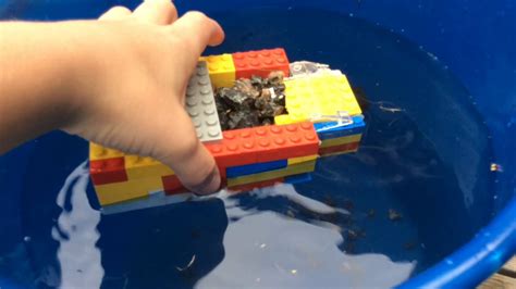 LEGO Titanic Model Sinking