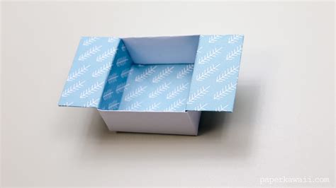 Origami Open Box Instructions - Paper Kawaii