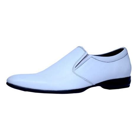 Vithariya Men White Formal Shoes, Size: 6-10 at Rs 510/pair in Agra ...