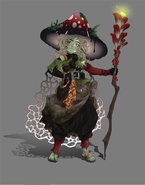 ArtStation - New D&D character, Dott she is a Goblin Druid Fantasy ...