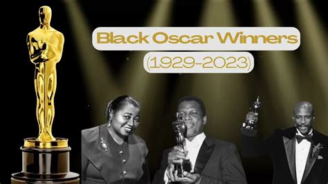 Best Black Actors who Won Oscars Awards - Complete List Here