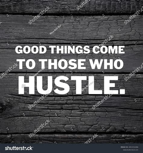 Hustle Motivational Quotes Success Positive Messages Stock Illustration ...