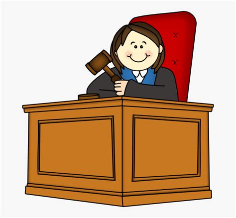 Clip Art Clipart Of Court - Courtroom Clipart, HD Png Download - kindpng