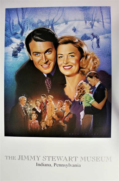 It's a Wonderful Life Scene Poster - The Jimmy Stewart Museum