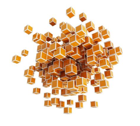 3d blocks cubes stock illustration. Illustration of contrasts - 14002058